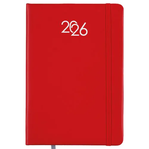 2026 daily planner with hard PU cover