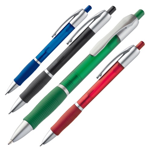 Stylo bille plastique rétractable
