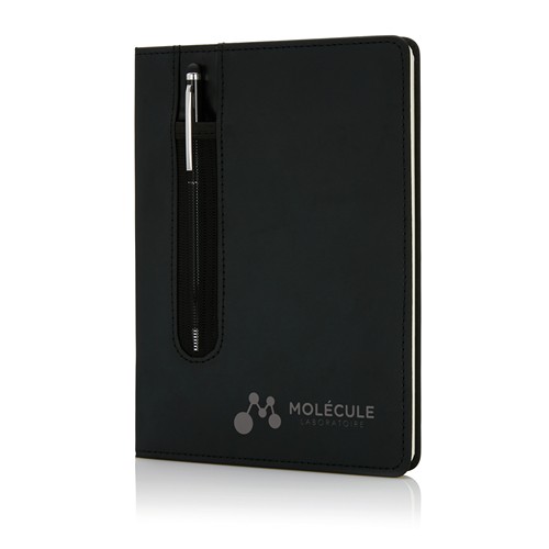 Libreta A5 PU básica con bolígrafo táctil