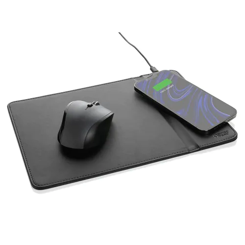 Swiss Peak RCS recycled PU 10W wireless charging mousepad Swiss Peak RCS recycled PU 10W wireless charging mousepad