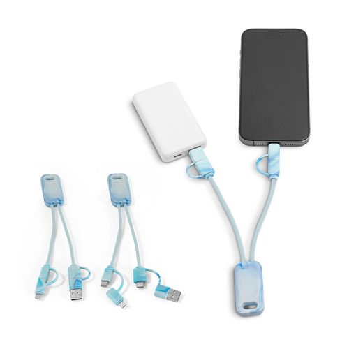 BERNERS. Superfast 6-in-1 USB cable in recycled PET (100% rPET) BERNERS. Superfast 6-in-1 USB cable in recycled PET (100% rPET)