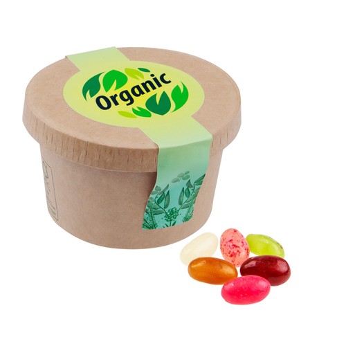 Cardboard cup with candy Cardboard cup with candy