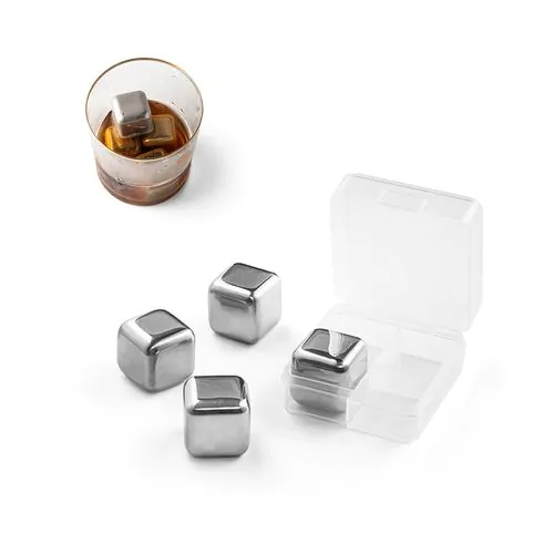 GLACIER. Set of reusable stainless steel ice cubes GLACIER. Set of reusable stainless steel ice cubes