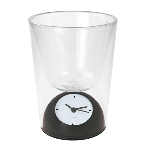 Pen holder with clock Elena Pen holder with clock Elena