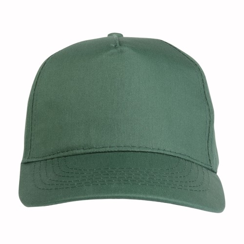 Polyester 5-panel cap with adjustable velcro strap