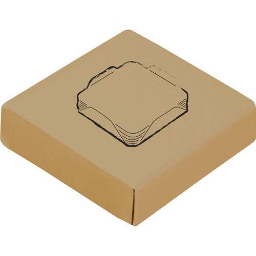 6-delige roestvrijstalen onderzettersset