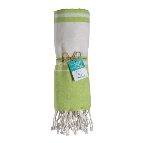 Beach towel /pareo in recycled cotton 180 gr/m2