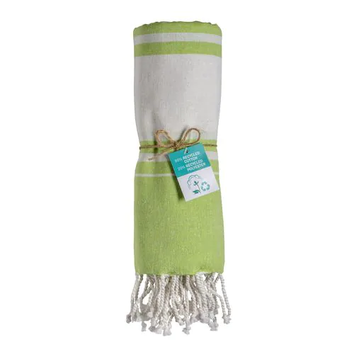 Beach towel /pareo in recycled cotton 180 gr/m2