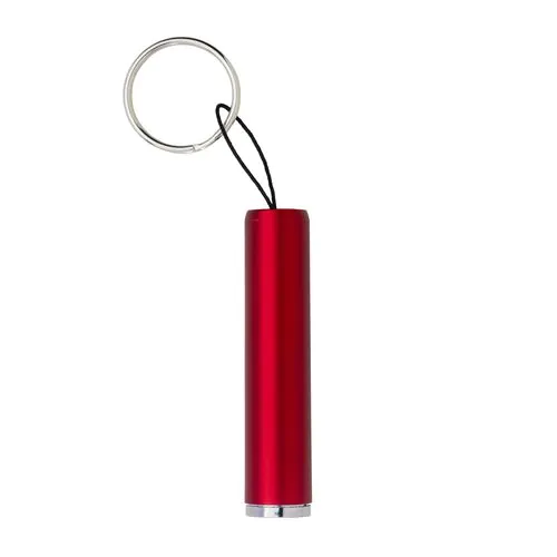 Mini plastic flashlight with Led light for laser engraving and key ring