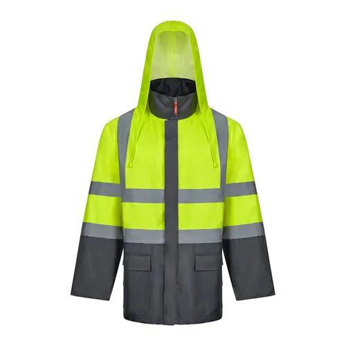 VL JUNO. Two-tone 4-in-1 parka (180g/m²), in polyester (100%) with PU coating
