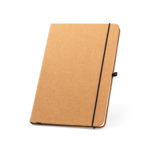 MATISSE. Bloc-notes A5 avec couverture rigide en cuir (70% recyclé) avec pages lignées MATISSE. Bloc-notes A5 avec couverture rigide en cuir (70% recyclé) avec pages lignées