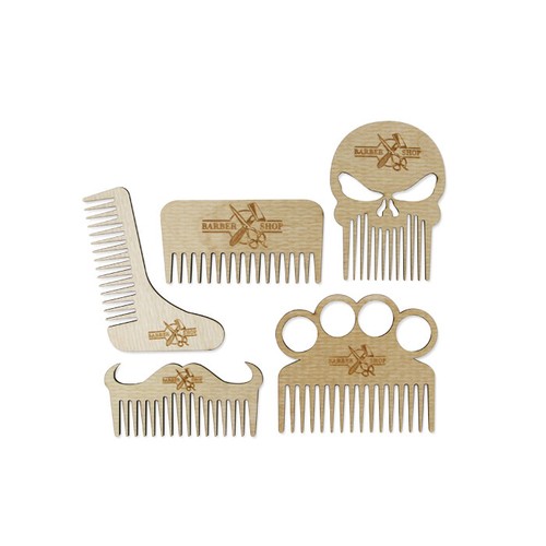 PEINE DE MADERA GRABADO A LÁSER PERSONALIZABLE PEINE DE MADERA GRABADO A LÁSER PERSONALIZABLE