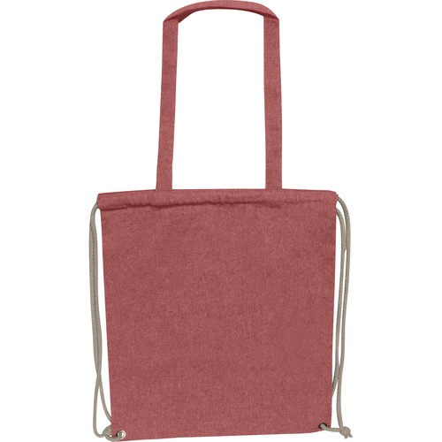 Borsa in juta con maniglie lunghe