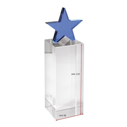 TROPHY STAR & PARALLELEPIPED h 180 mm TROPHY STAR & PARALLELEPIPED h 180 mm