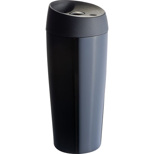 Taza metálica con doble aislamiento. Taza metálica con doble aislamiento.
