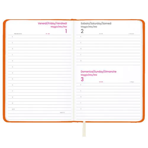2026 daily planner with hard PU cover 2026 daily planner with hard PU cover