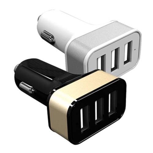 Car Charger with 3 USB ports Car Charger with 3 USB ports