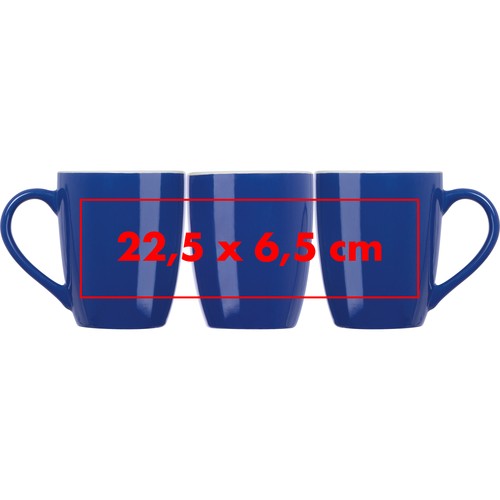 Tasse colorée et intérieur blanc Tasse colorée et intérieur blanc