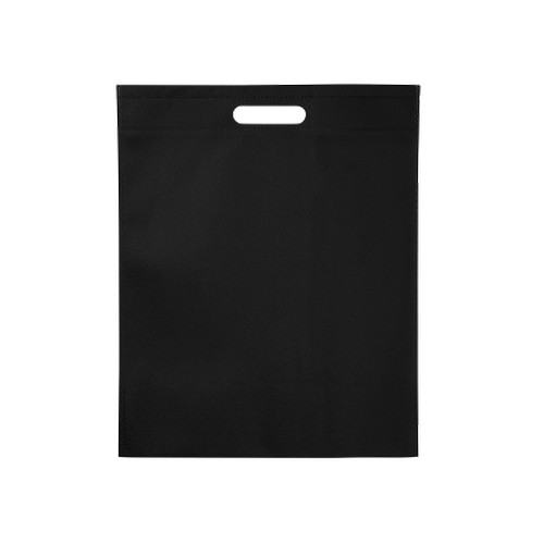Non woven shopper cut-out handle