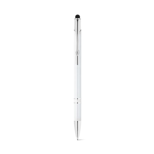 GALBA. Penna a sfera in alluminio con punta touch e clip