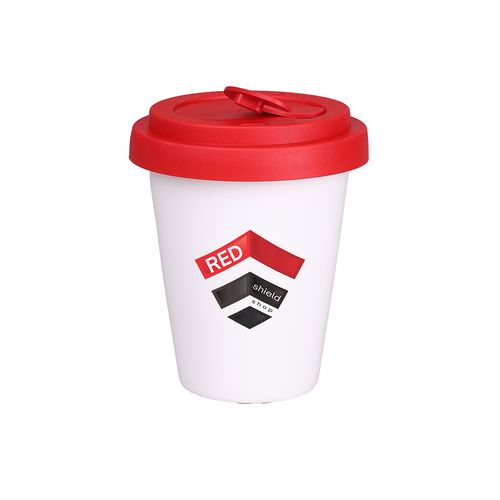 Beker Freedom Small Lock 200ml wit/rood Beker Freedom Small Lock 200ml wit/rood
