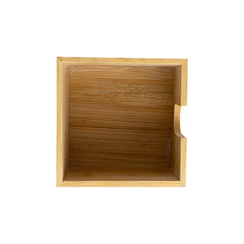 Bamboo Post-it Note Holder, includes 500 sheets. Chionanto