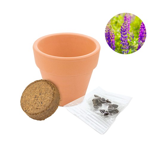 Clay pot with seeds Crespadoro Clay pot with seeds Crespadoro