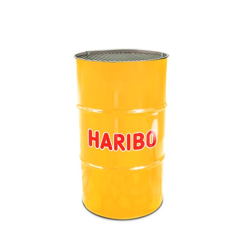 BBQ Barrel Medium RAL Colour | 120 Liter BBQ Barrel BBQ Barrel Medium RAL Colour | 120 Liter BBQ Barrel