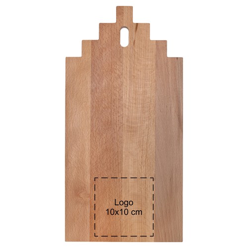 Beech board stepped gable house 40x20 cm Beech board stepped gable house 40x20 cm