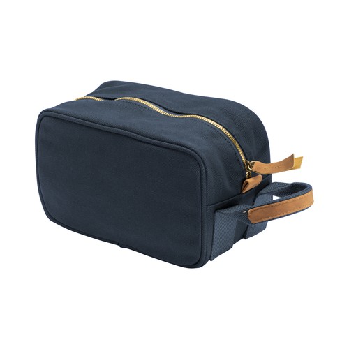 Recycled canvas beauty case with side handle Recycled canvas beauty case with side handle