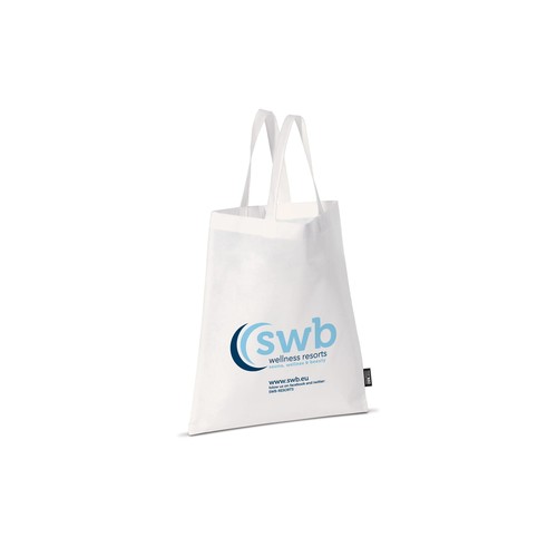 Draagtas non-woven wit 75g/m² Draagtas non-woven wit 75g/m²