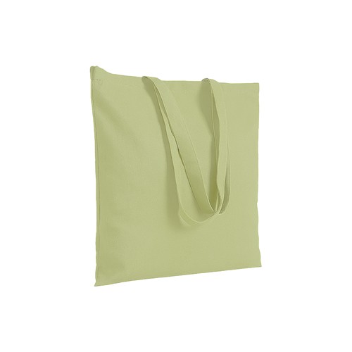 Shopper in cotone 130 g/m2, manici lunghi
