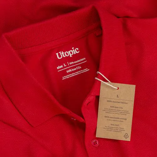 100% recycled fabric polo