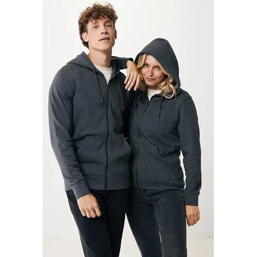 IQONIQ Abisko gerecycled katoen hoodie met rits