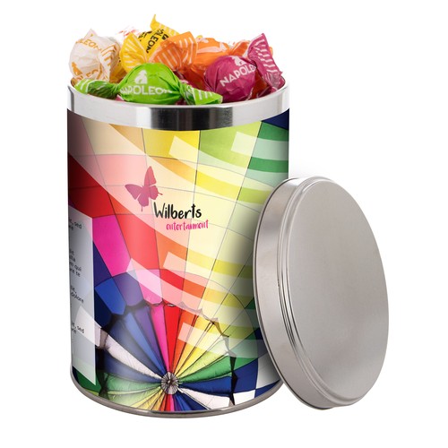 Grande boîte de 1,3 litre remplie de bonbons Grande boîte de 1,3 litre remplie de bonbons