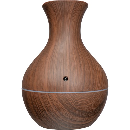 Humidifier with dark wood look