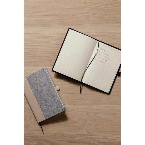 VINGA Albon GRS gerecycled vilt notitieboek