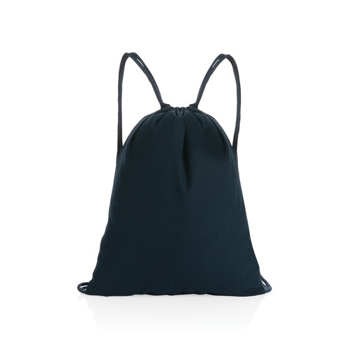 Impact AWARE™ recycled cotton drawstring backpack 145g Impact AWARE™ recycled cotton drawstring backpack 145g
