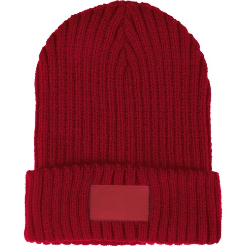 BONNET EN ACRYLIQUE AVEC ETIQUETTE