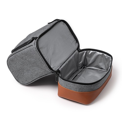 Borsa frigo con finitura melange. Doppio scomparto Deise