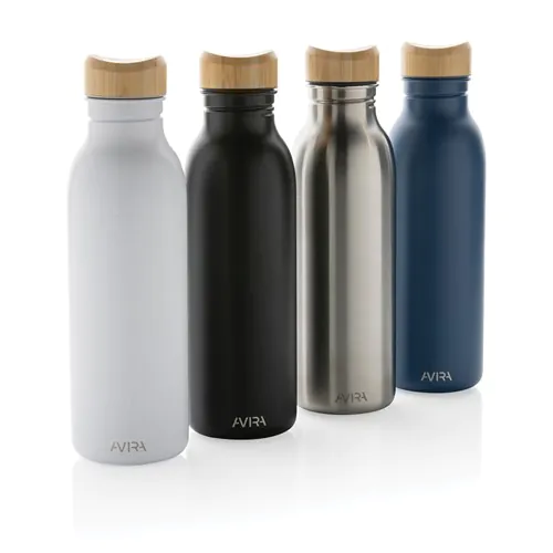 Avira Alcor RCS gerecycled RVS enkelwandige waterfles 600ML Avira Alcor RCS gerecycled RVS enkelwandige waterfles 600ML