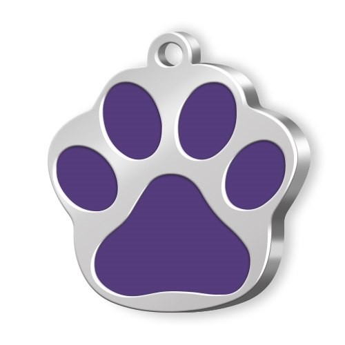 MEDAILLE PATTE GRANDE VIOLETTE