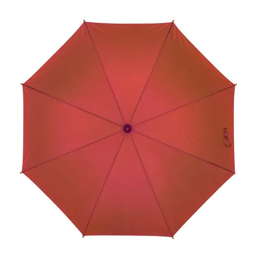 Automatic umbrella with wood shaft, ferrule and handle