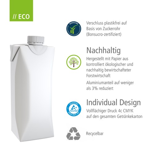 Acqua da tavola "naturale", 500 ml, Tetra Pak