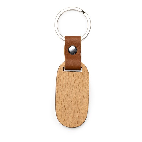Keychain in faux leather. Darmstadtio