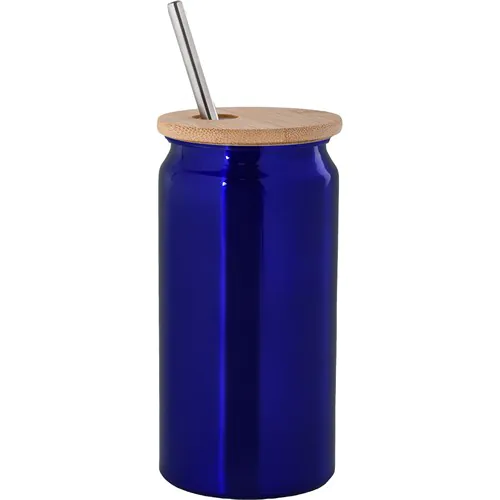 380 ML MUG IN RECYCLED ALUMINIUM, BAMBOO AND STAINLESS STEEL 380 ML MUG IN RECYCLED ALUMINIUM, BAMBOO AND STAINLESS STEEL