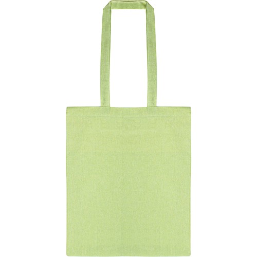 100% RECYCLED COTTON (150 gr/m²) SHOPPING BAG WITH GUSSET