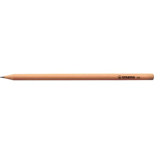 STABILO crayon graphite en bois naturel