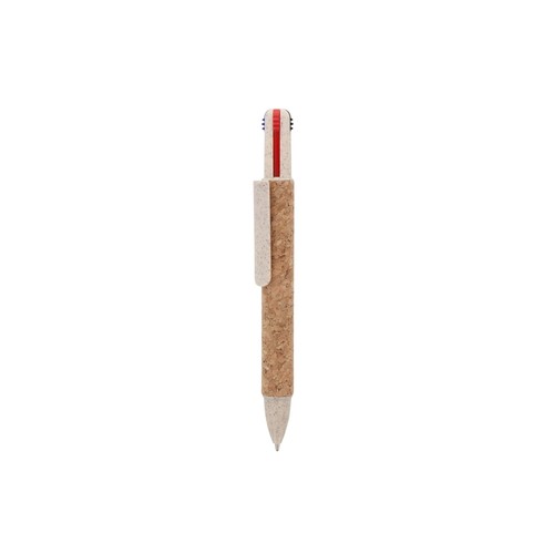 Ball pen 4-color Cork Ball pen 4-color Cork