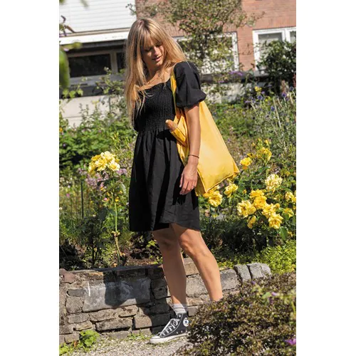 Sac tote en coton recyclé avec soufflet Impact AWARE™
